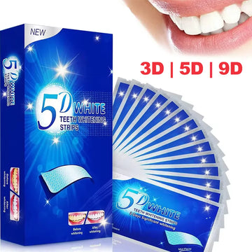 3D/5D Whitening Strips for Strong, Sensitivity-Reduced Teeth Brightening