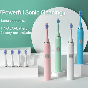 Adult Sonic Electric Toothbrush – Soft Bristles, Waterproof, Ultrasonic