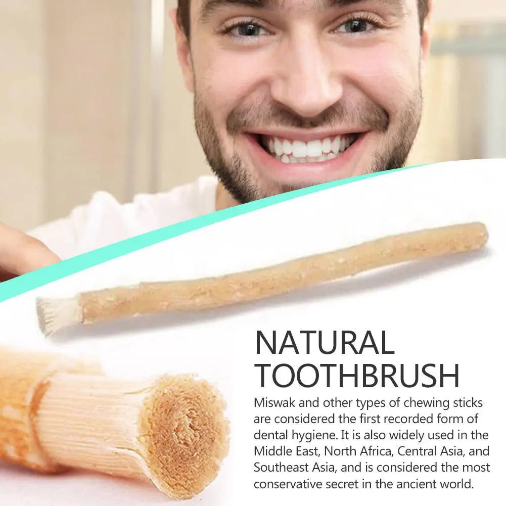 Portable Natural Miswak Toothbrush – Traditional Teeth Whitening Stick